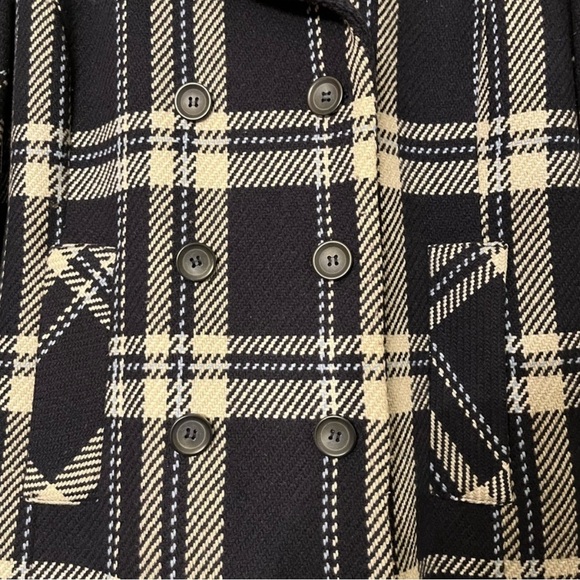 Talbots Women's Plaid Jacket - Black and White - Picture 5 of 9